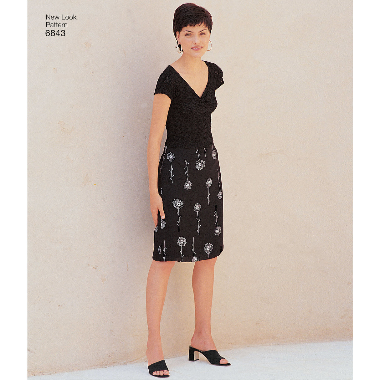 Patron New Look n°6843 – Jupe femme