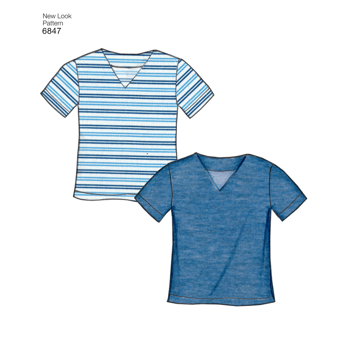Patron New Look n°6847 – Ensemble de nuit pour enfants