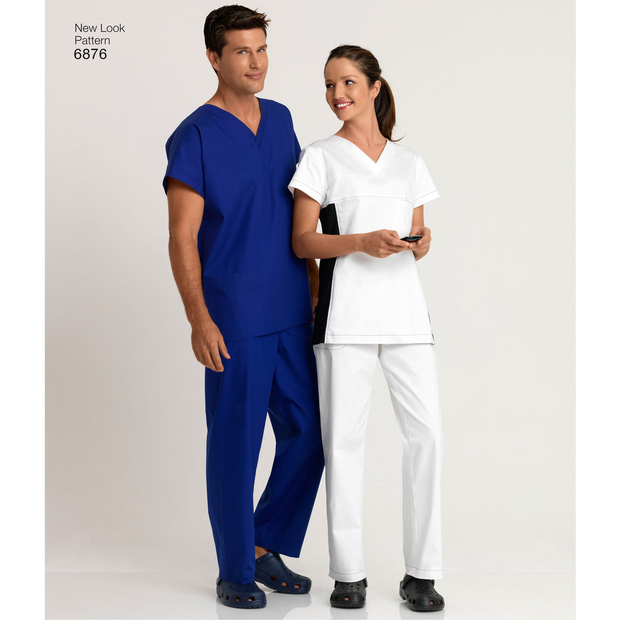 Patron New Look n°6876 – Ensemble médical unisexe