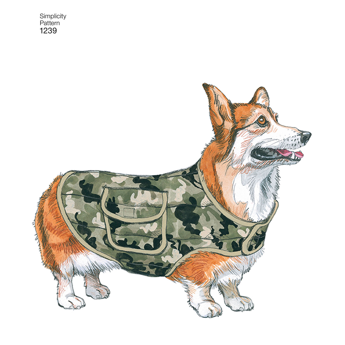 Patron Simplicity n°1239 – Manteaux pour chiens