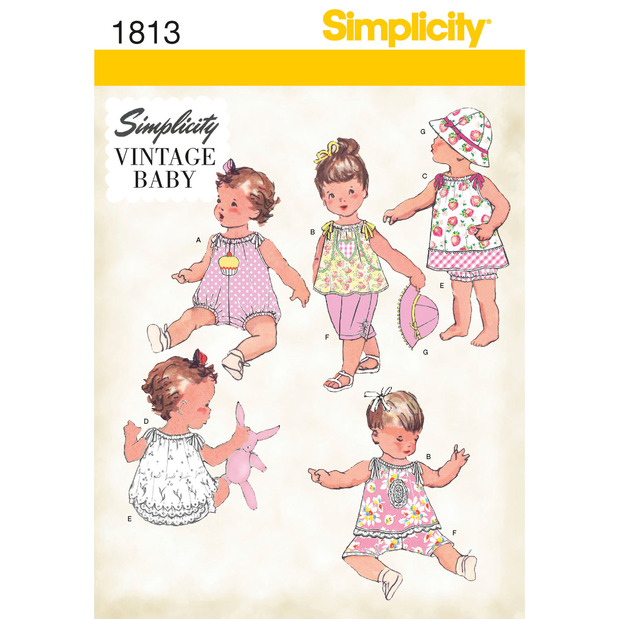 Patron Simplicity n°1813 – Ensemble bébé