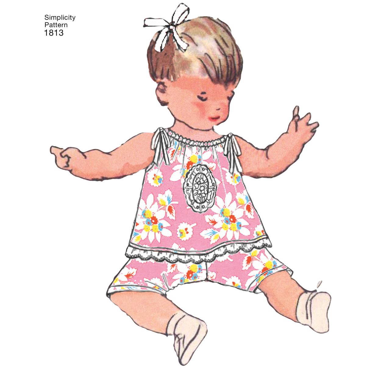 Patron Simplicity n°1813 – Ensemble bébé