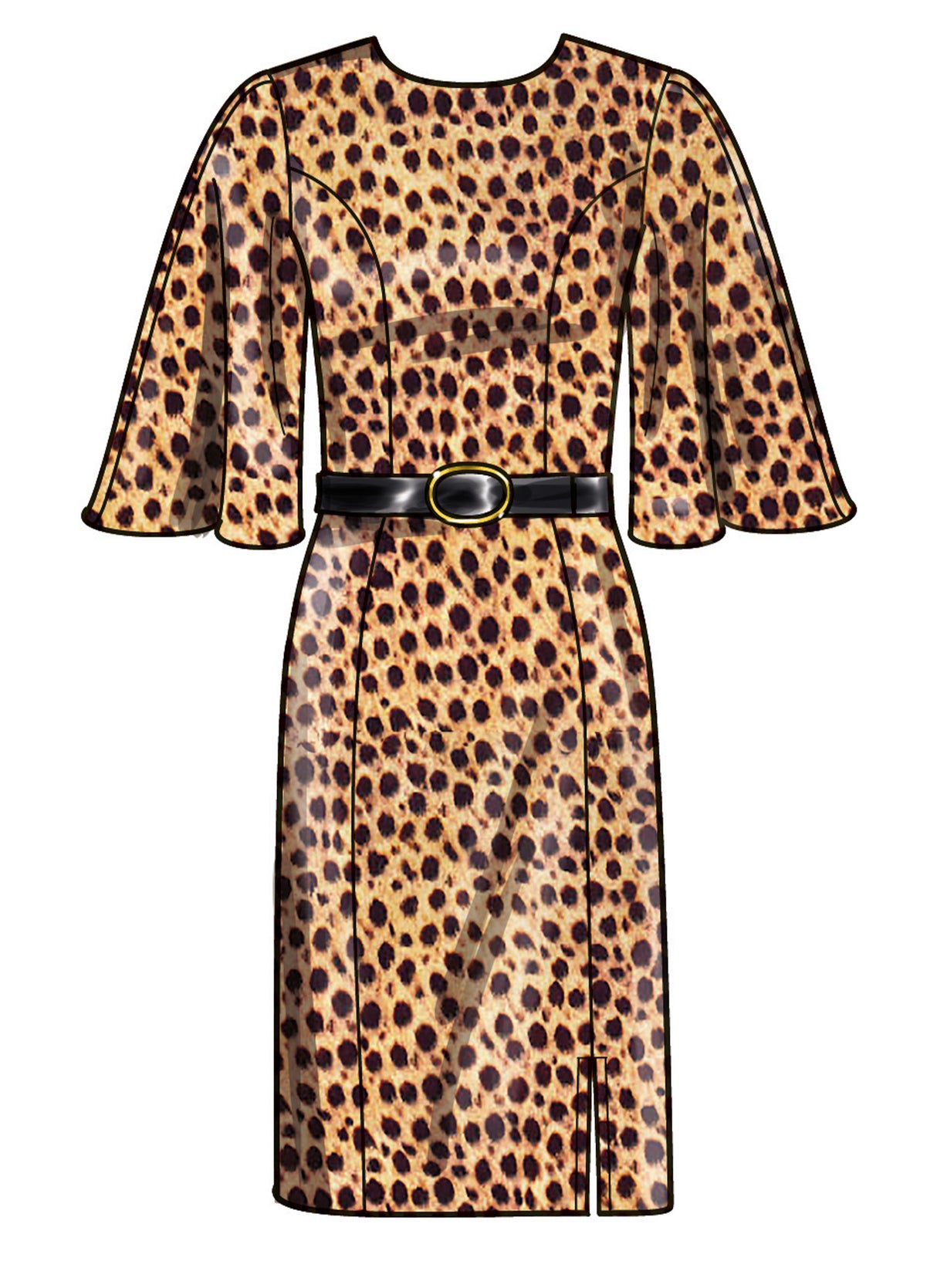 Patron Simplicity n°3000 – Robe ajustée 3 longueurs