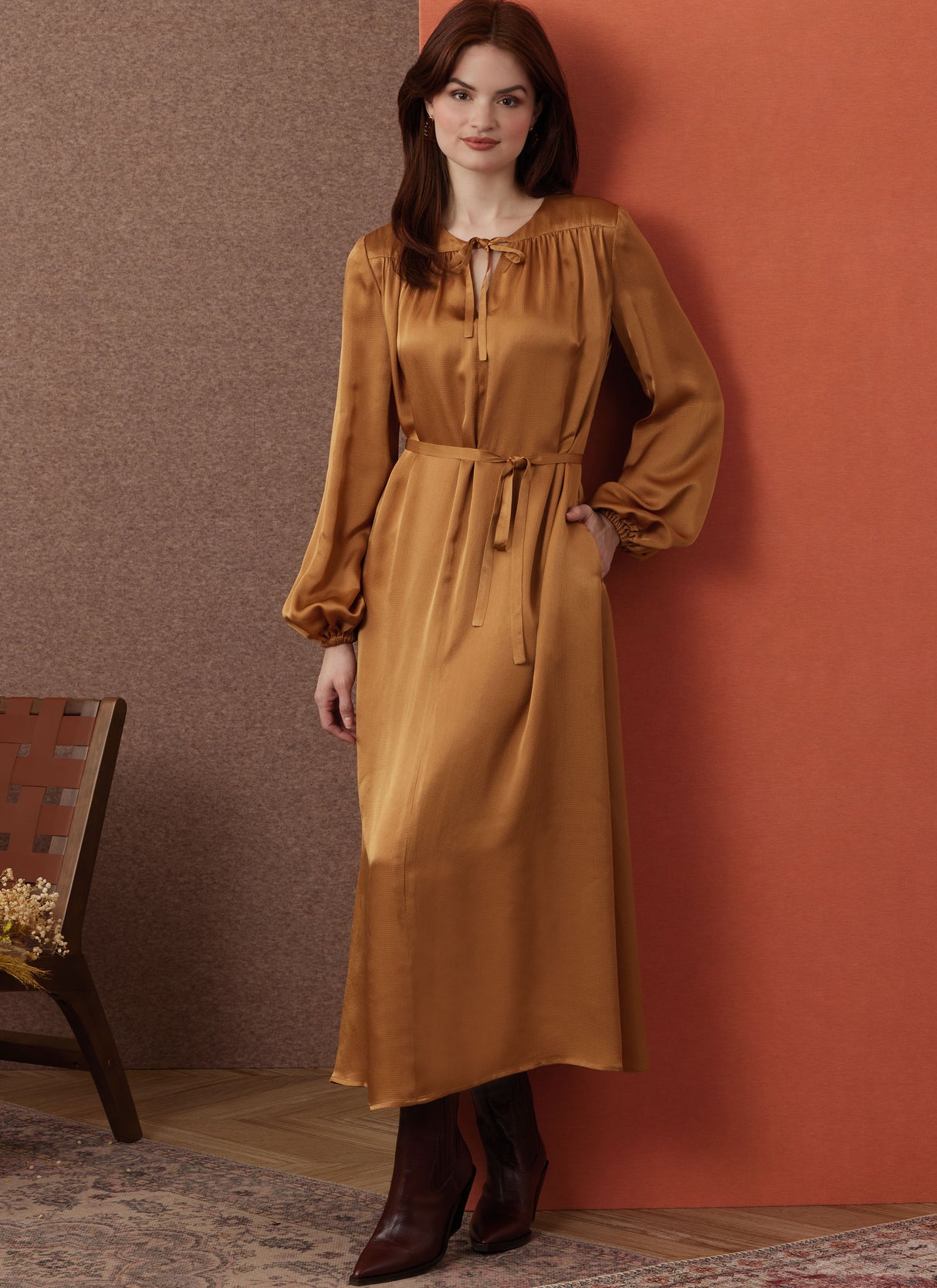 Patron Simplicity n°3001 – Robe encolure V