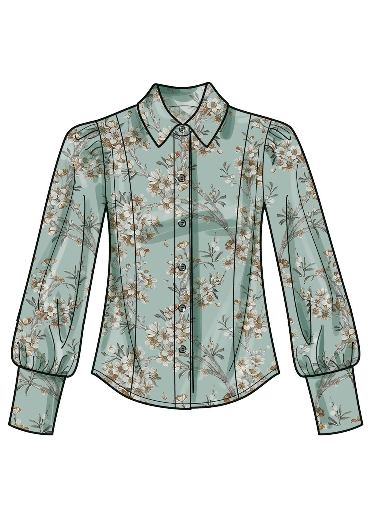 Patron Simplicity n°3002 – Blouse boutonnée