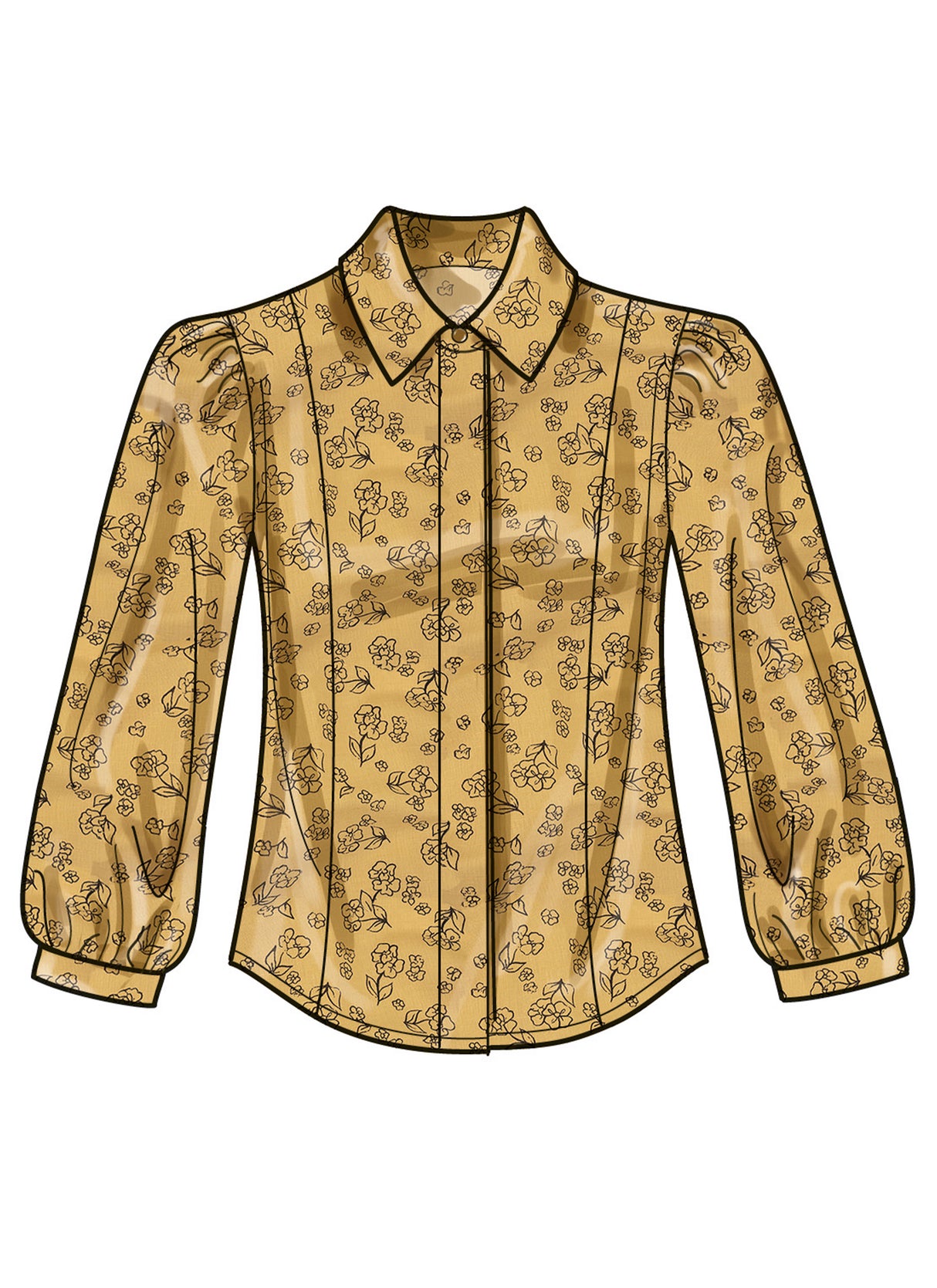 Patron Simplicity n°3002 – Blouse boutonnée