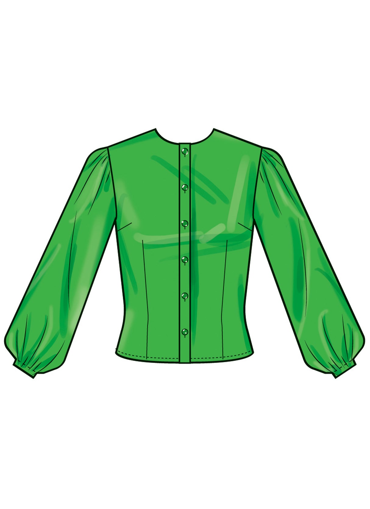Patron Simplicity n°3032 – Blouses boutonnées élégantes