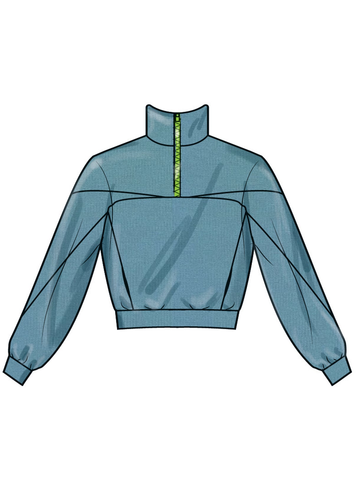 Patron Simplicity n°3035 - Tops à zip & jupes tricotées
