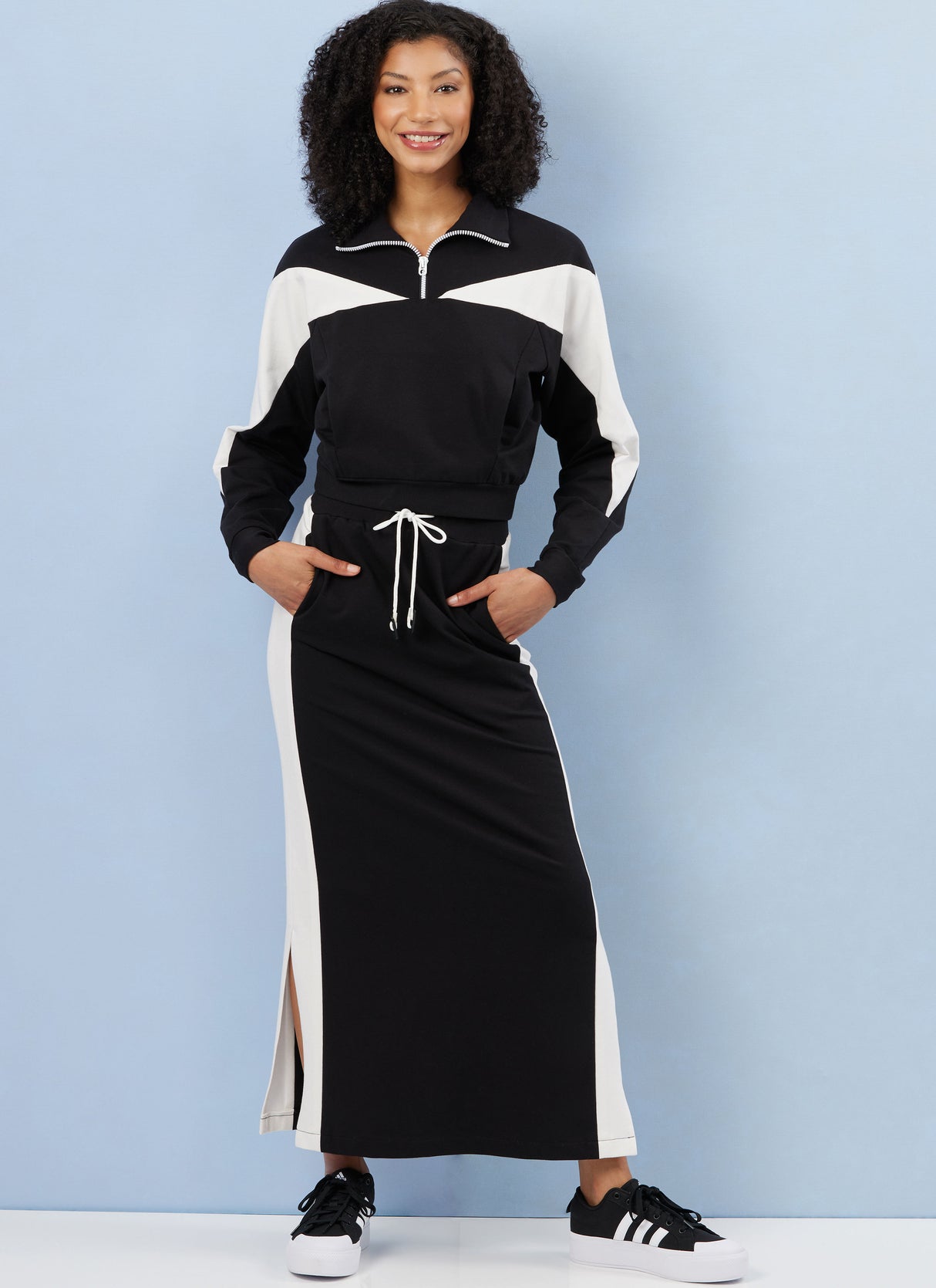 Patron Simplicity n°3035 - Tops à zip & jupes tricotées