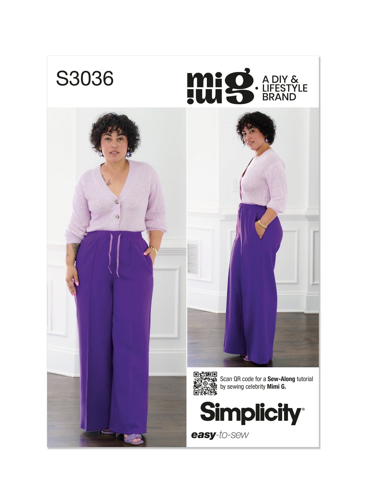Patron Simplicity n°3036 – Jogger pantalon Mimi G