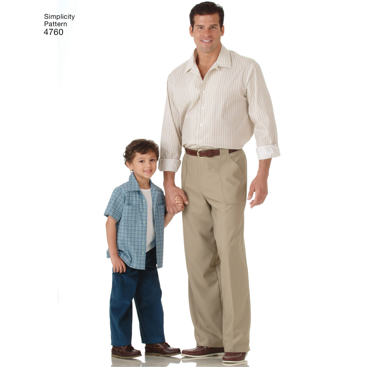 Patron Simplicity n°4760 – Chemise et pantalon pour homme et garçon
