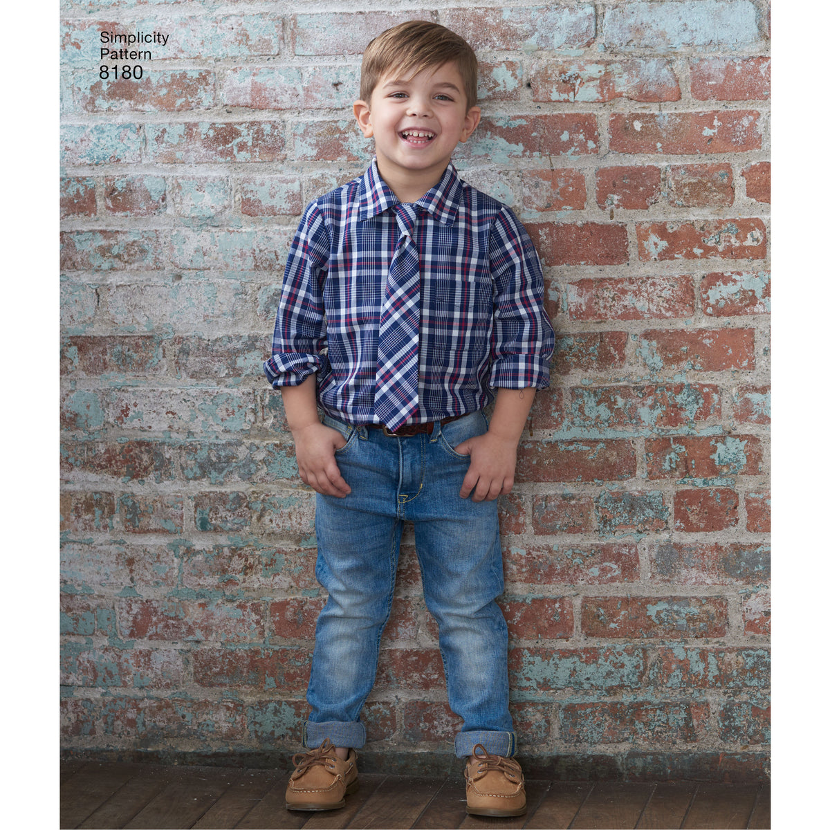 Patron Simplicity n°8180 - Chemise, short et cravate pour homme et garçon