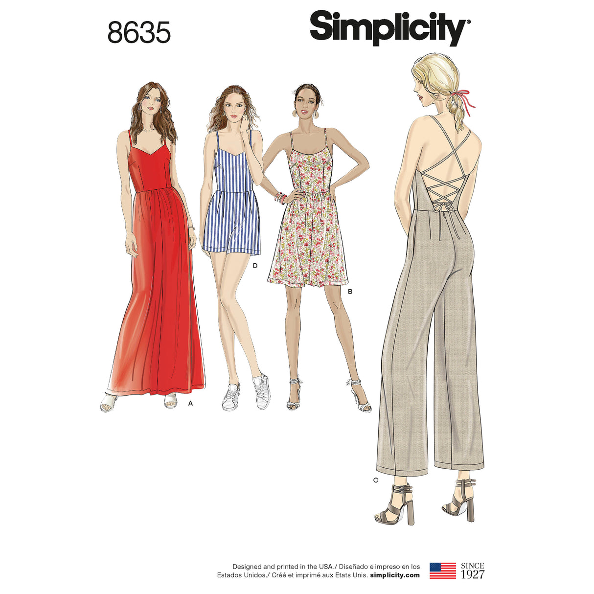 Patron Simplicity n°8635 – Robe et combinaison