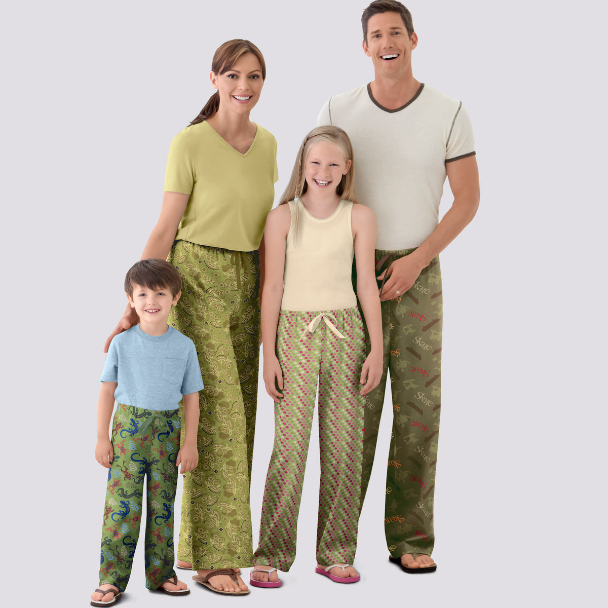 Patron Simplicity n°9129 – Pantalon de pyjama pour toute la famille ...