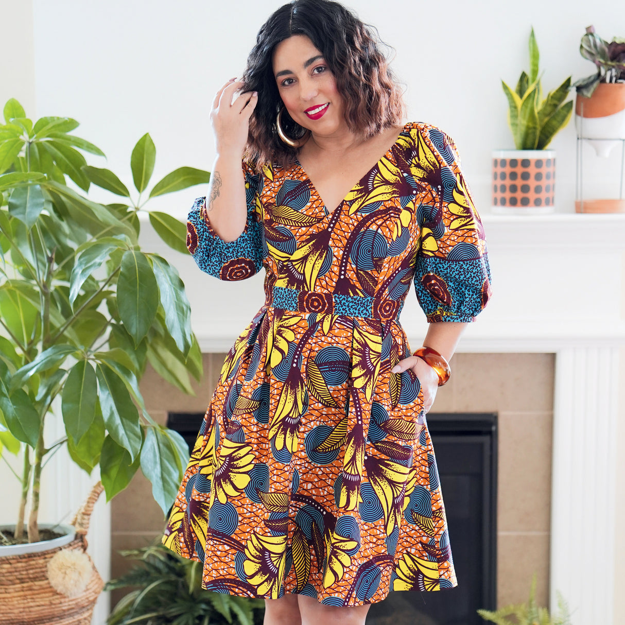 Patron Simplicity n°9333 – Top ample avec décolleté en V et variations de manches