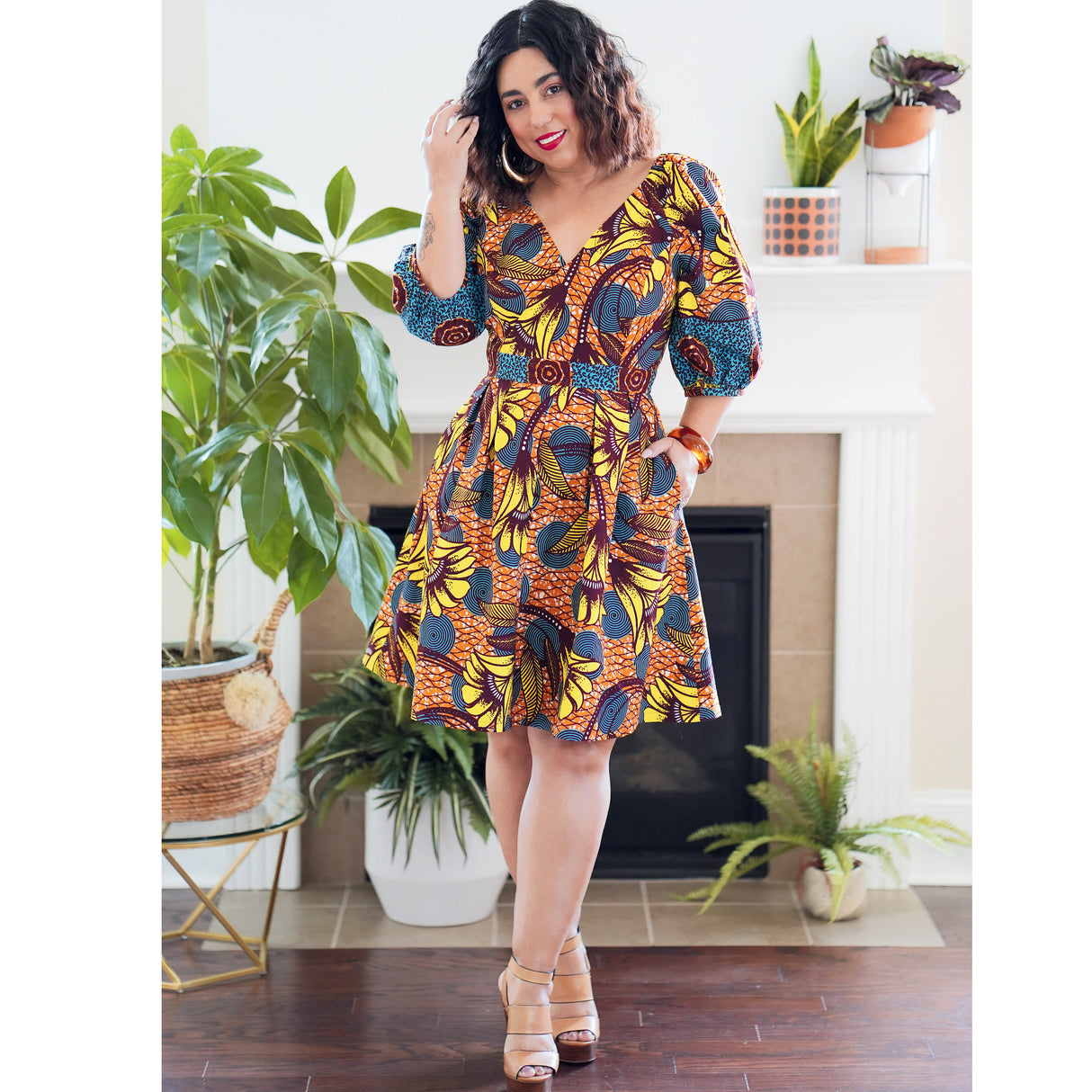 Patron Simplicity n°9333 – Top ample avec décolleté en V et variations de manches
