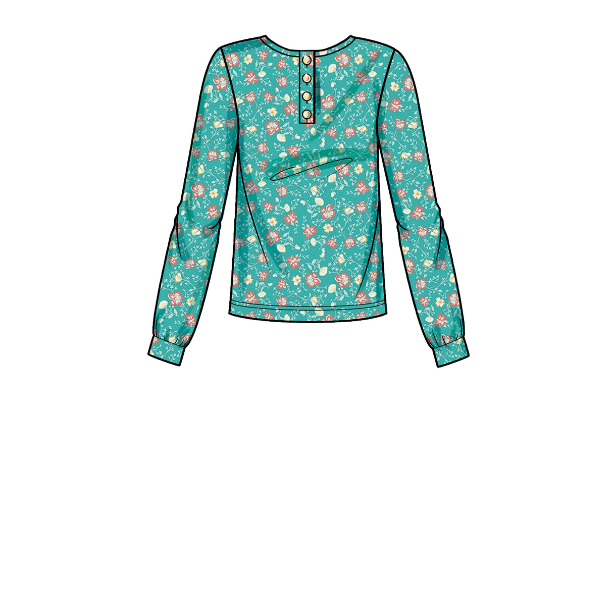Patron Simplicity n°9455 – Ensemble haut henley et legging pour toute la famille