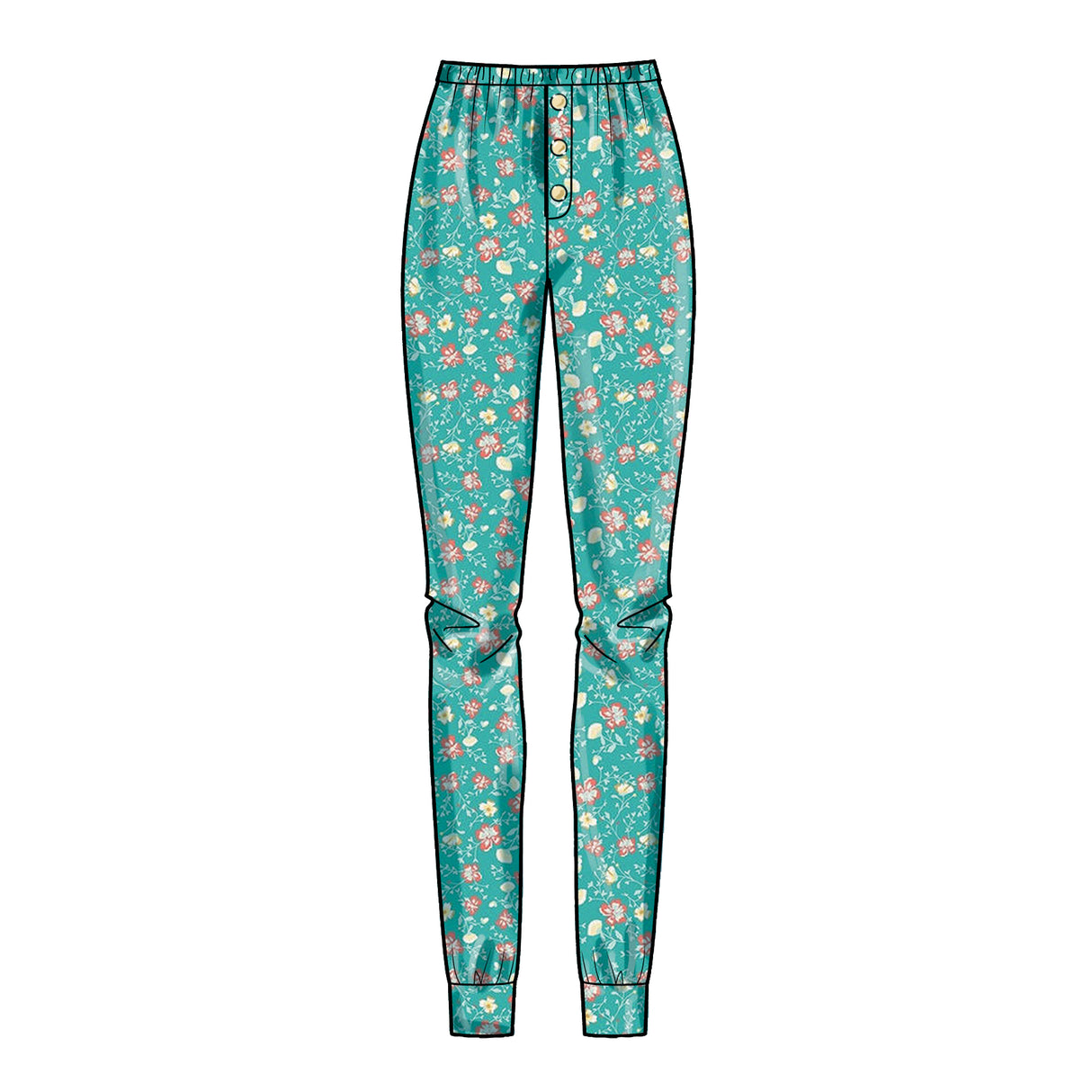 Patron Simplicity n°9455 – Ensemble haut henley et legging pour toute la famille