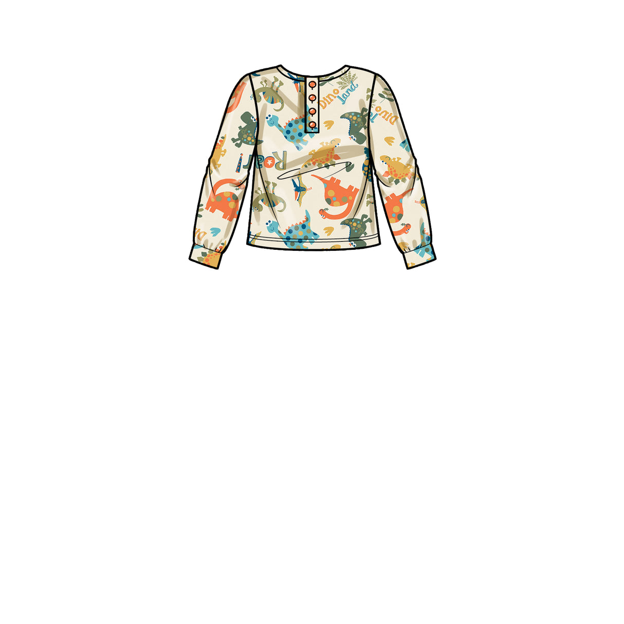 Patron Simplicity n°9455 – Ensemble haut henley et legging pour toute la famille