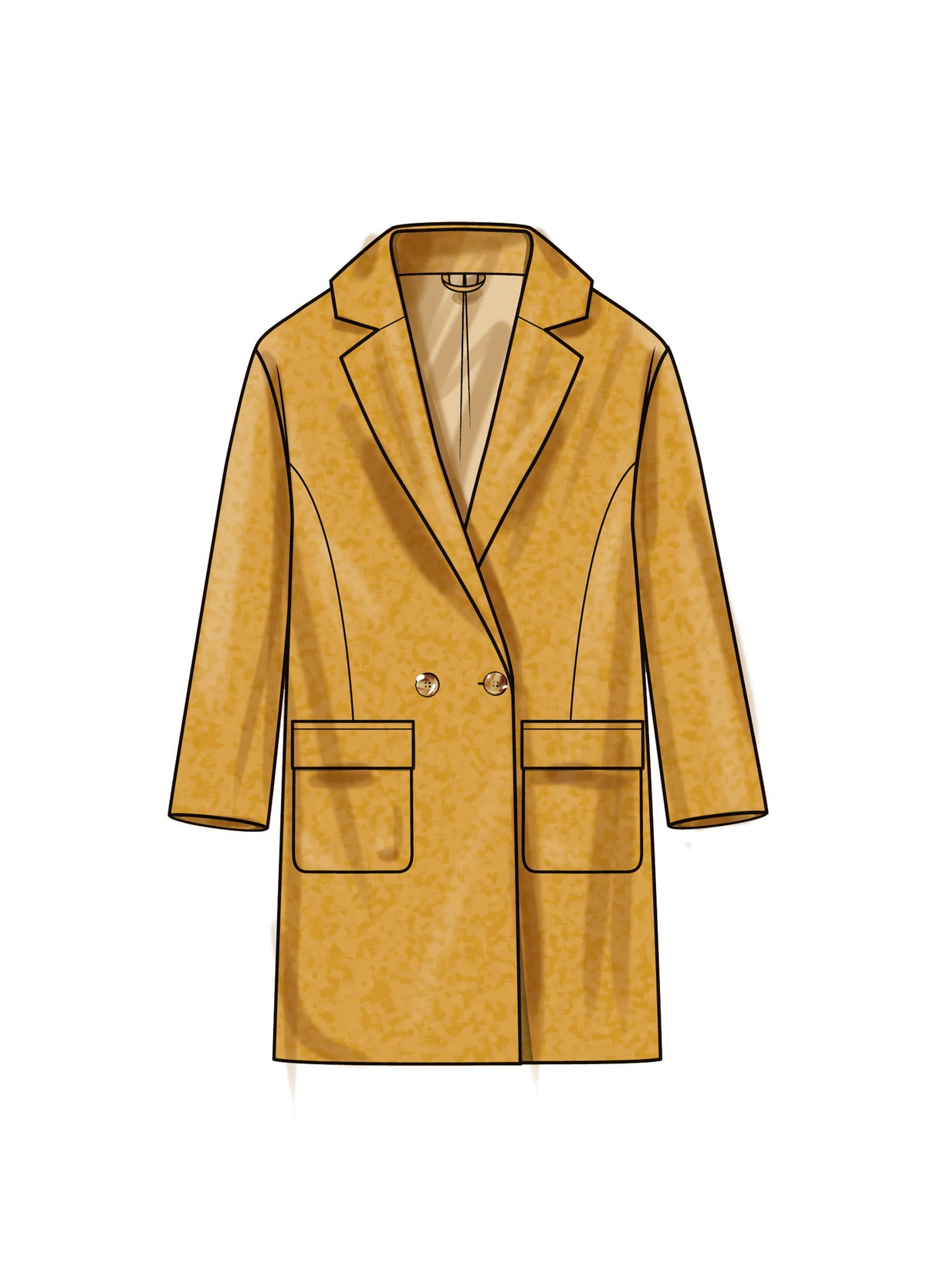 Patron Simplicity n°9854 – Manteau doublé pour femmes