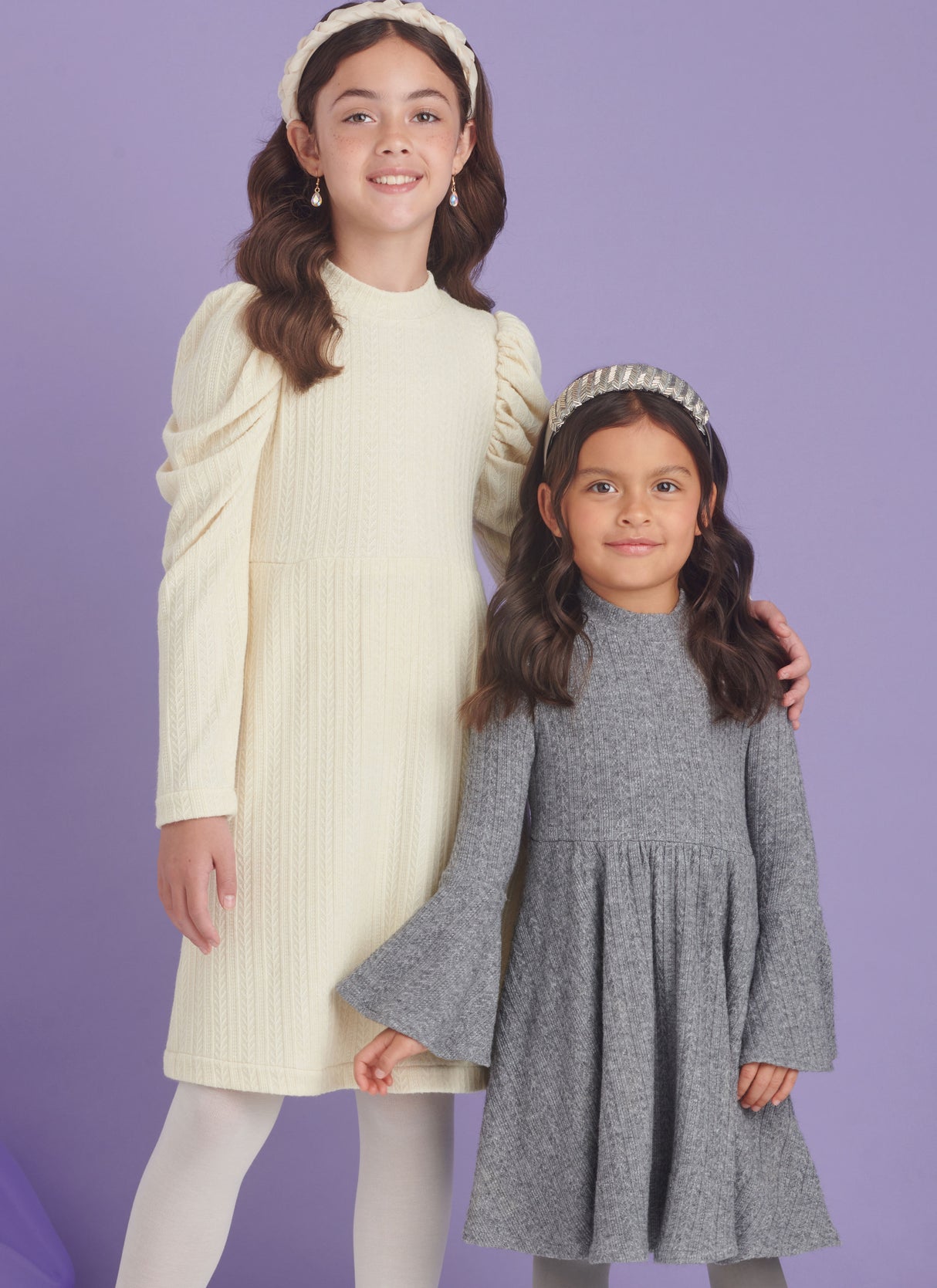 Patron Simplicity n°9862 – Robes en maille pour enfants et filles