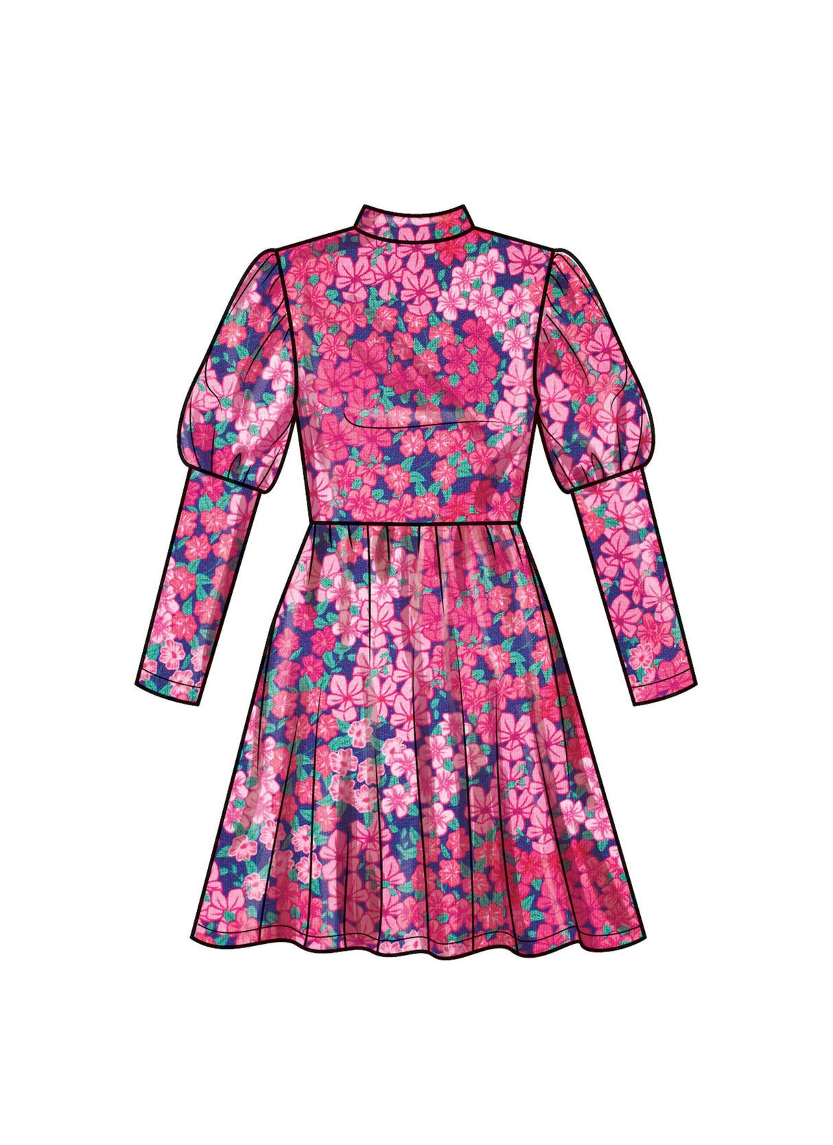Patron Simplicity n°9862 – Robes en maille pour enfants et filles