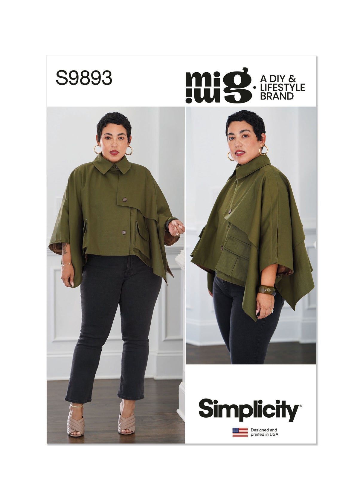 Patron Simplicity n°9893 – Cape trench courte Mimi G