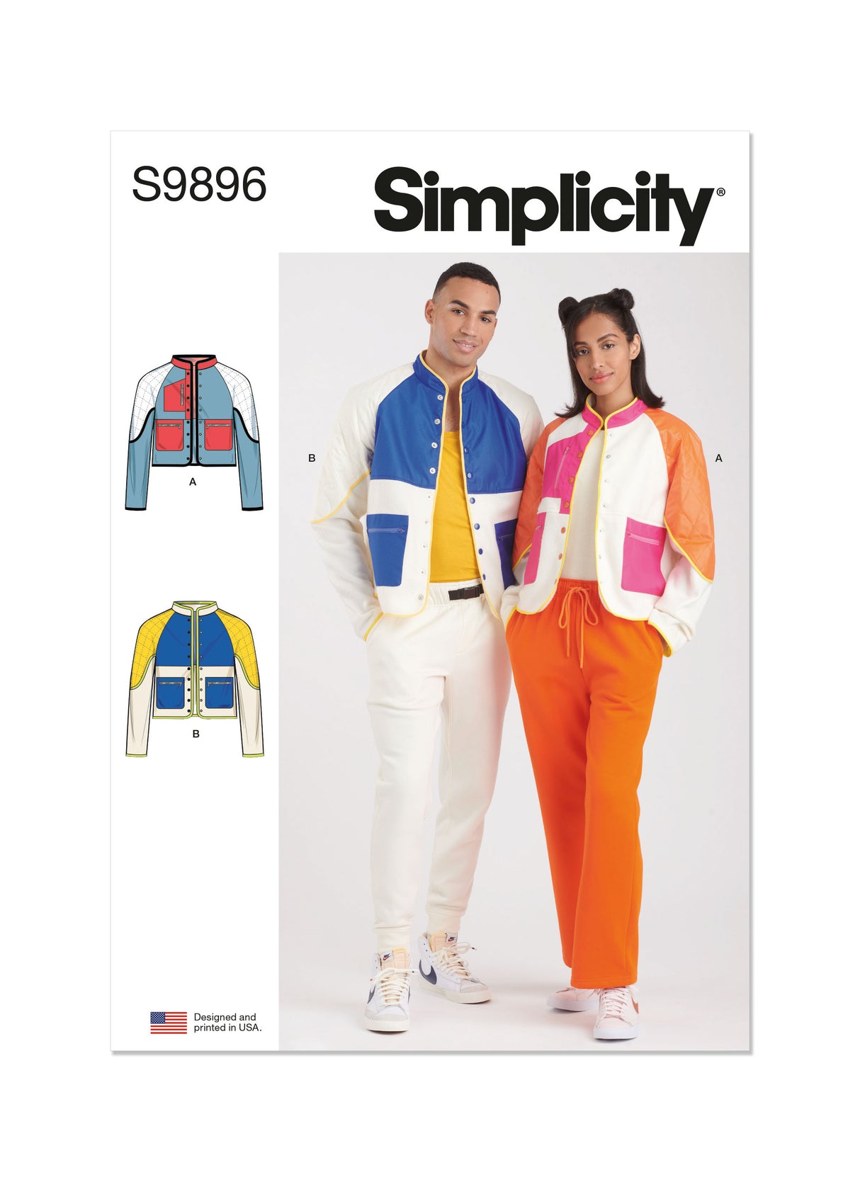 Patron Simplicity n°9896 – Veste unisexe deux longueurs