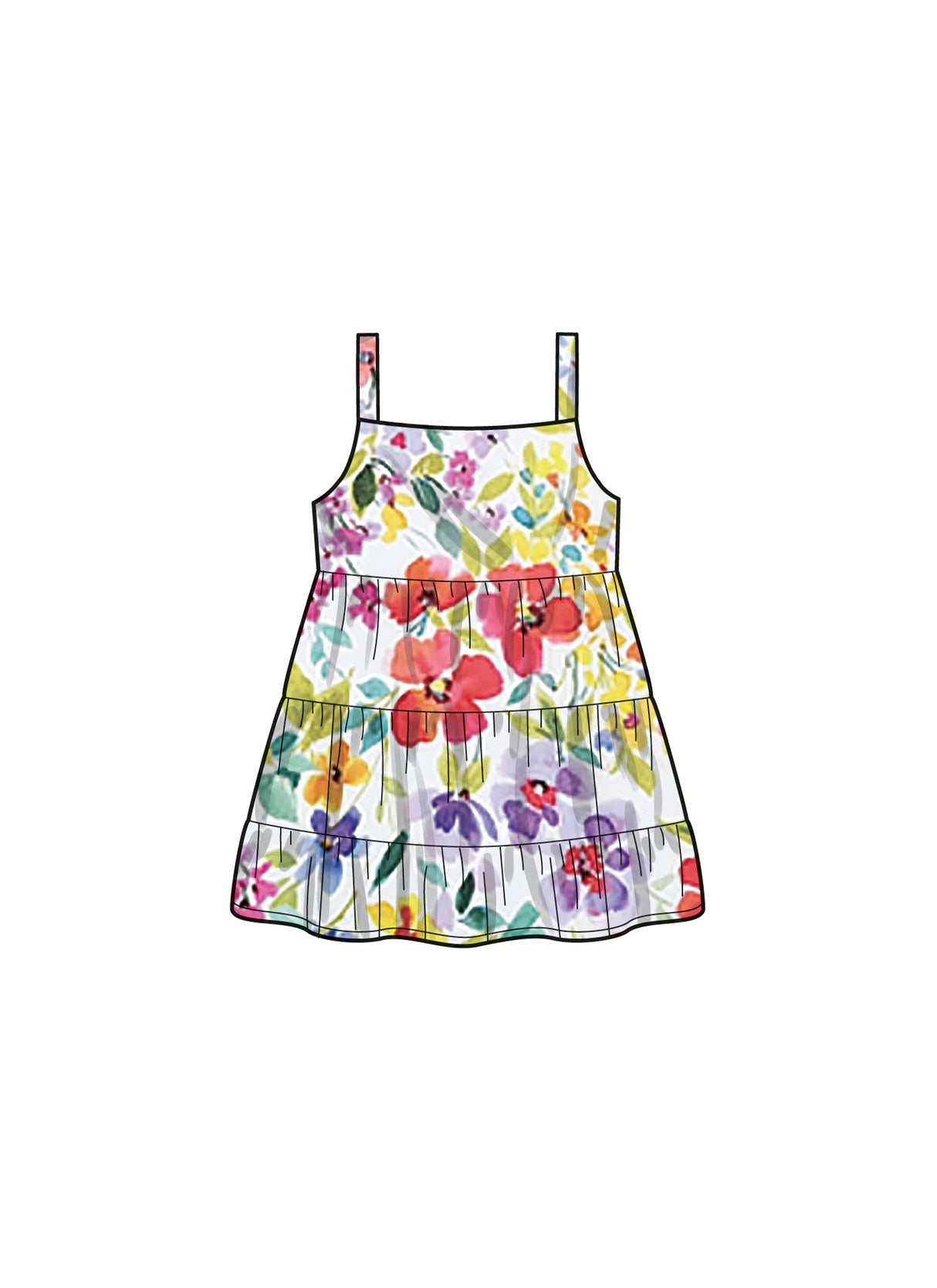 Patron Simplicity n°9899 – Veste jean et robe à volants