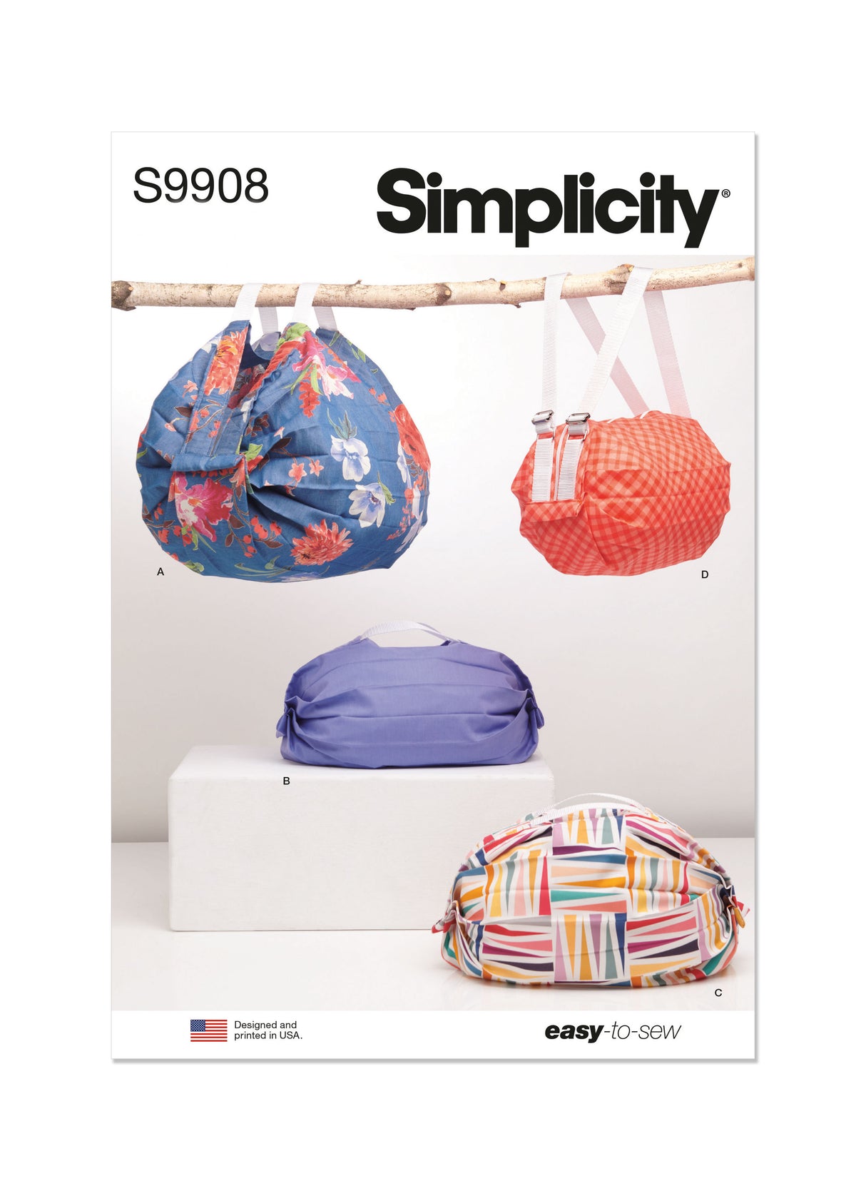 Patron Simplicity n°9908 – Bags en quatre tailles