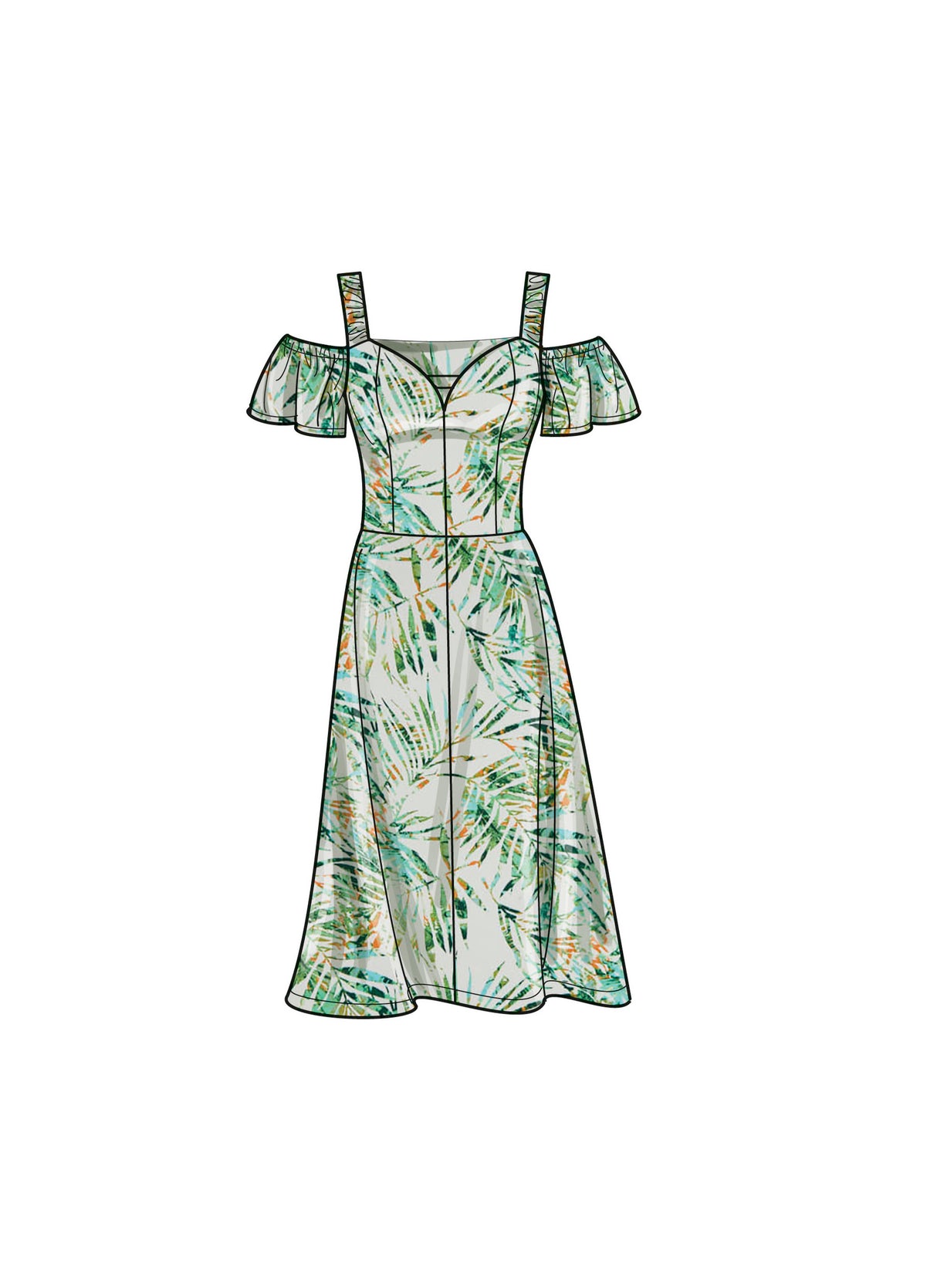 Patron Simplicity n°9918 – Robe bustier avec manches et poches