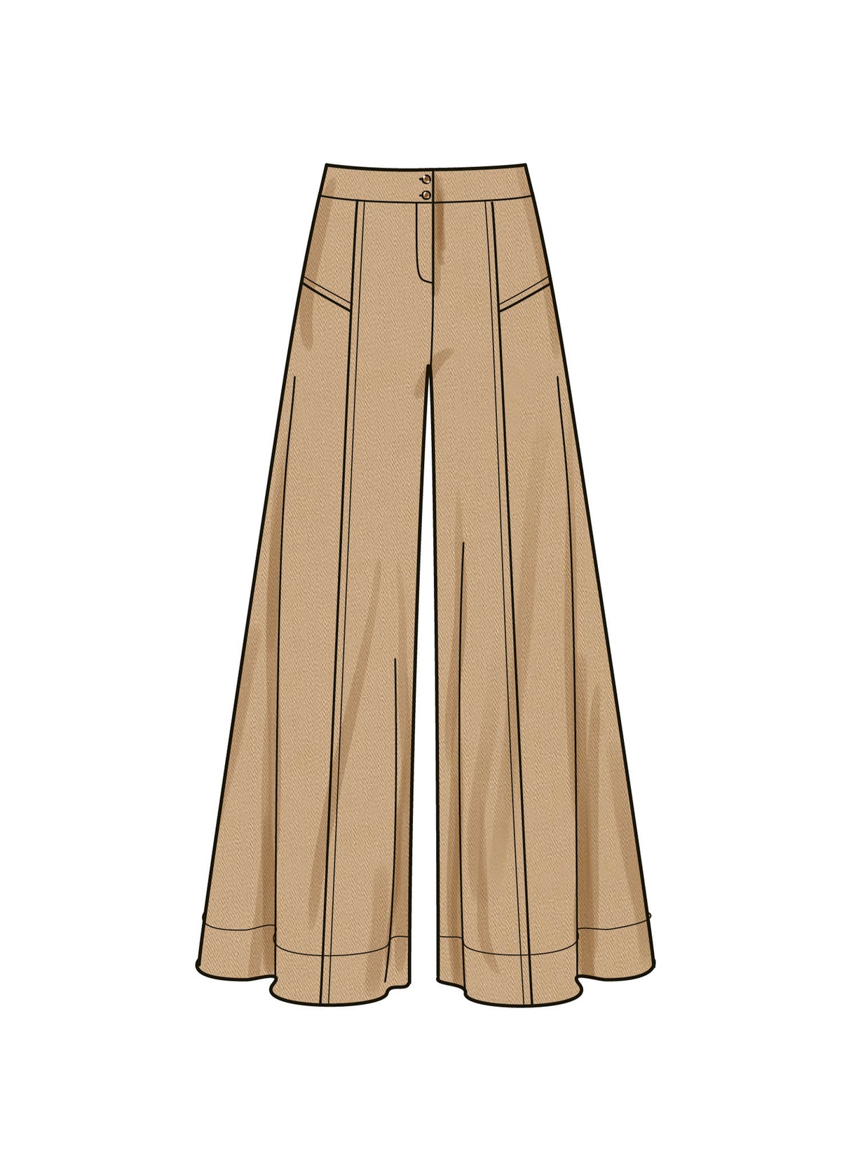 Patron Simplicity n°9925 – Pantalon croisé, shrug et top asymétrique