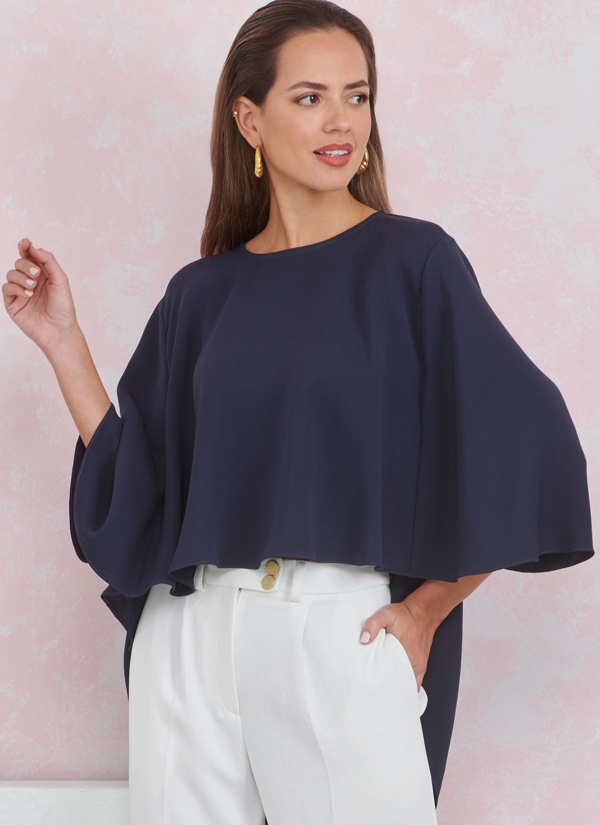Patron Simplicity n°9926 – Top cape et pantalon palazzo