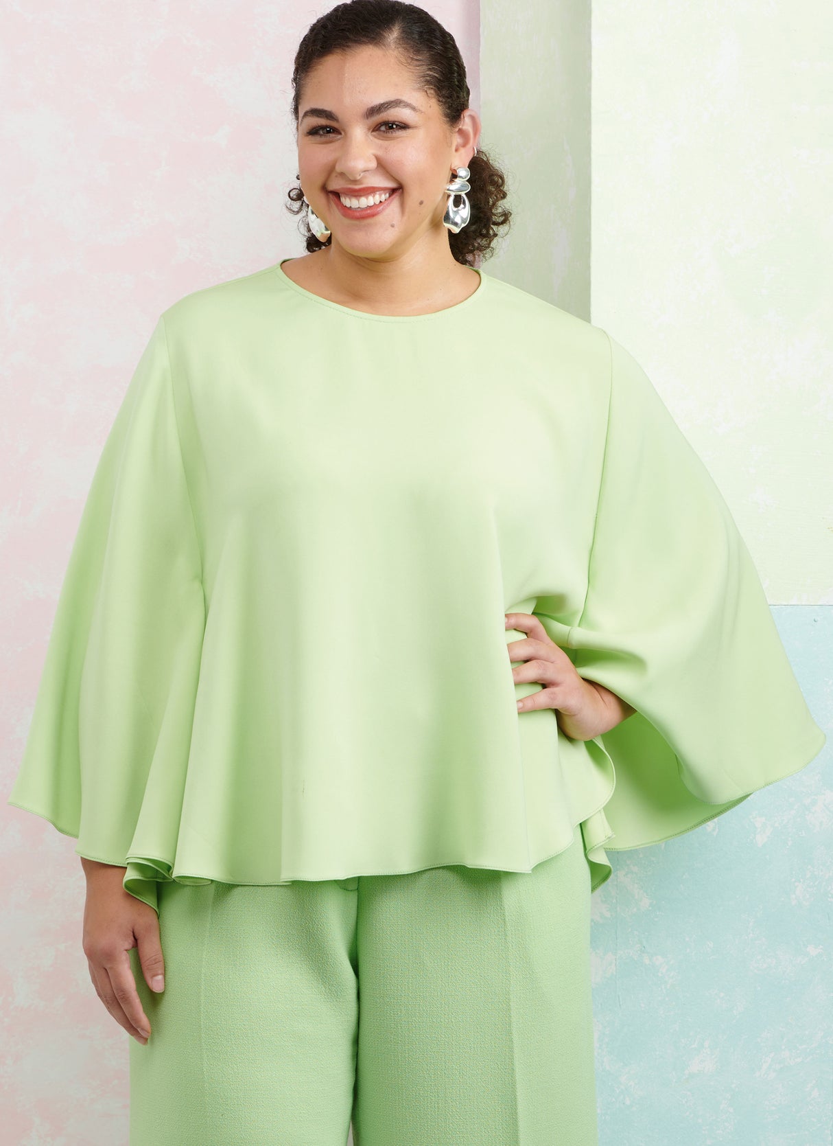 Patron Simplicity n°9926 – Top cape et pantalon palazzo