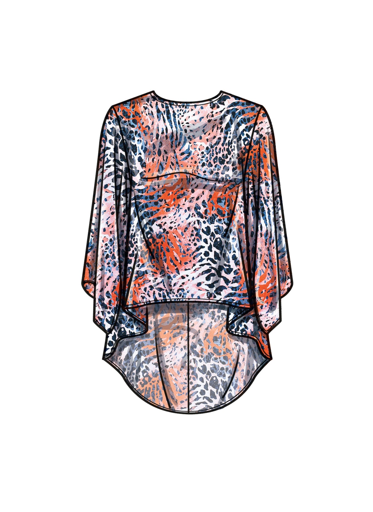 Patron Simplicity n°9926 – Top cape et pantalon palazzo