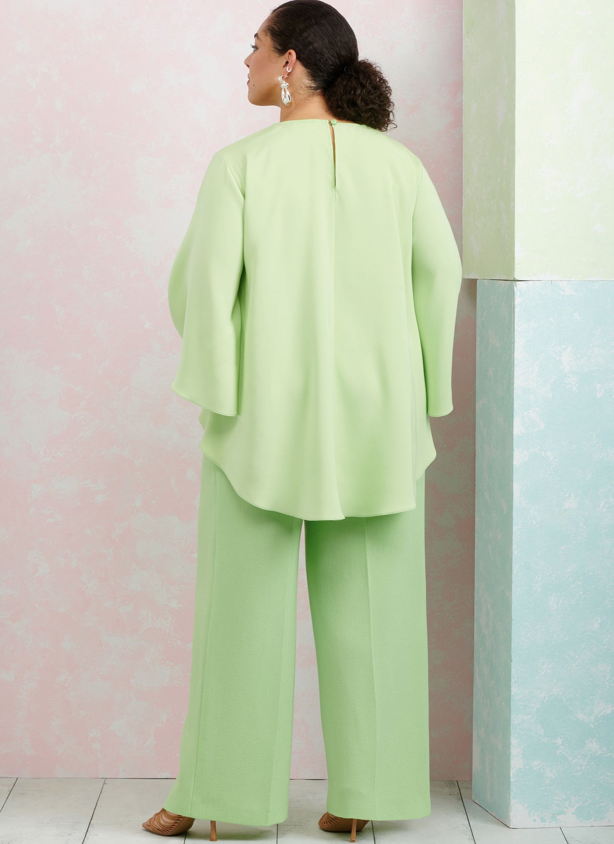 Patron Simplicity n°9926 – Top cape et pantalon palazzo