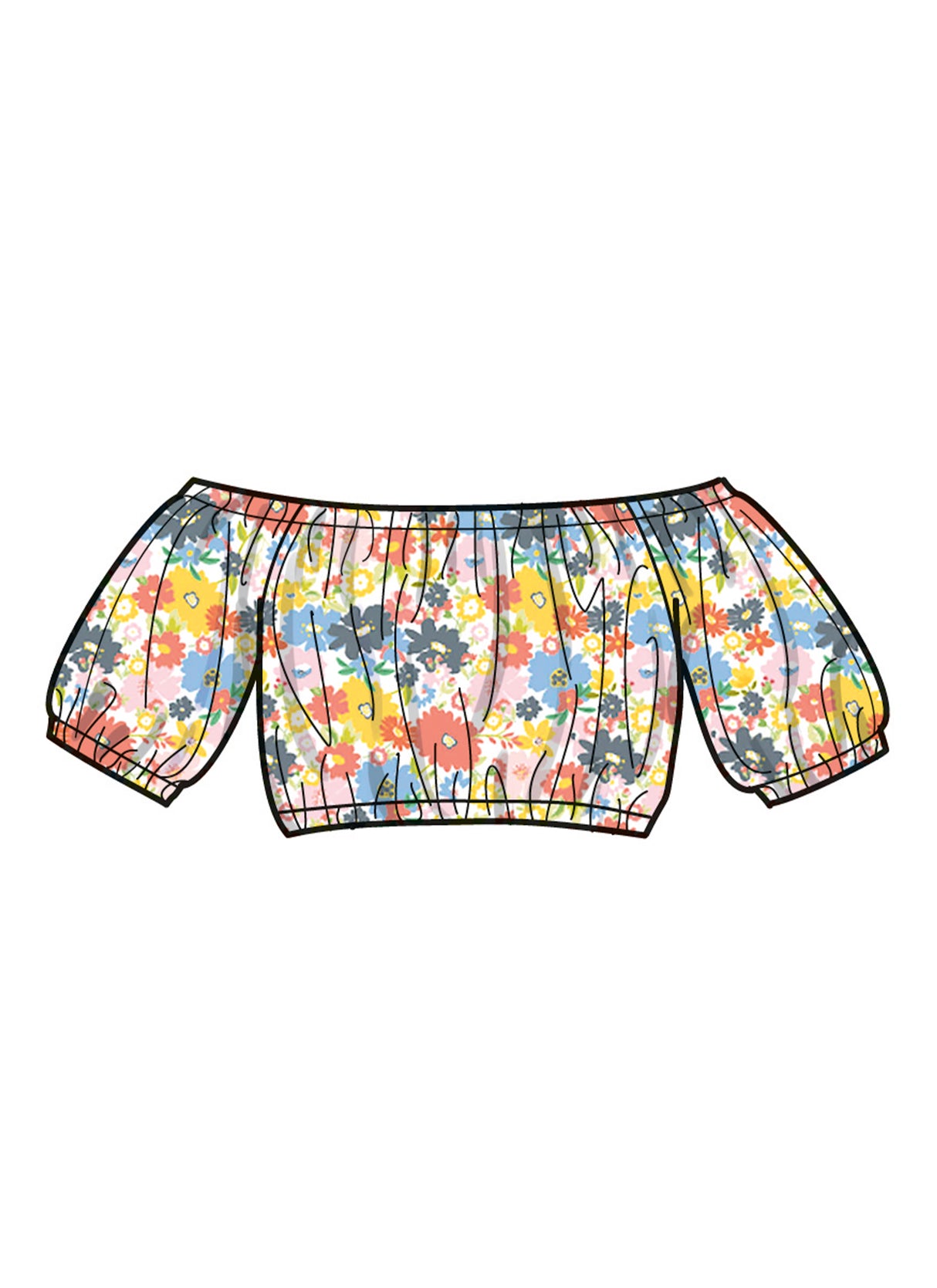Patron Simplicity n°9934 – Tops boutonnés et jupes à volants