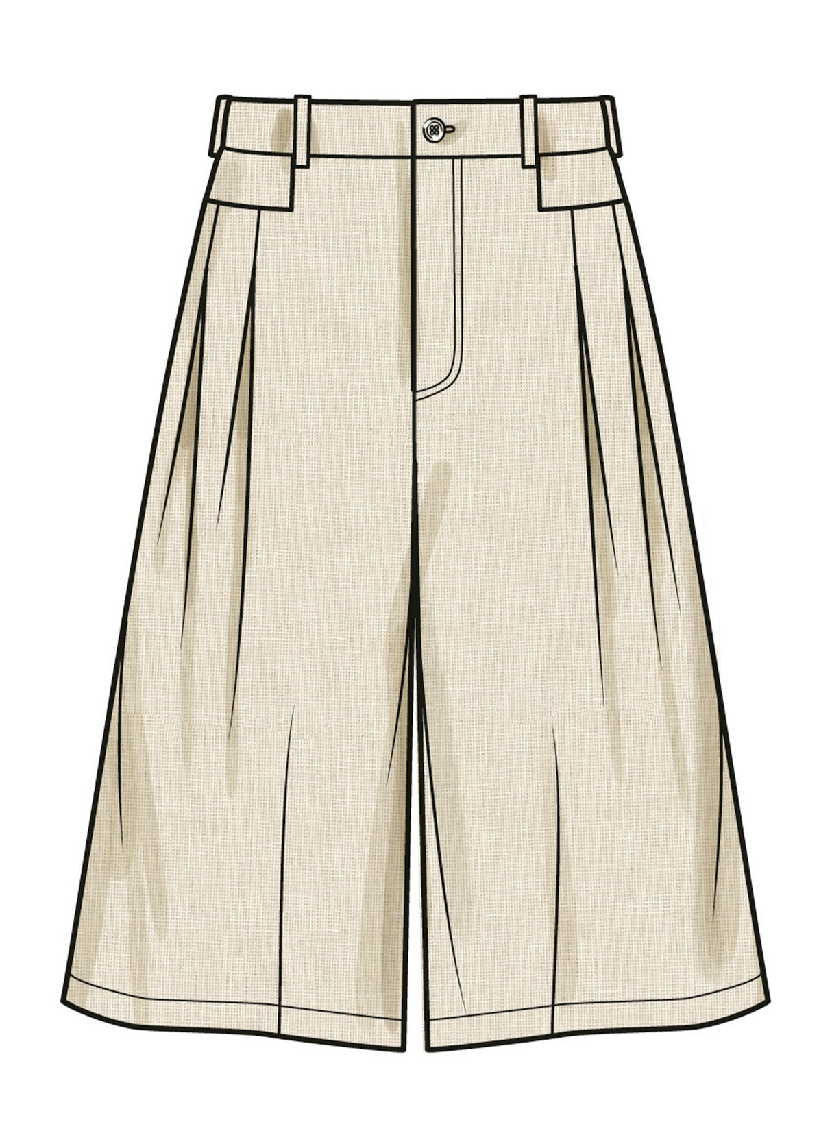 Patron Simplicity n°9955 – Shorts plissés et pantalons larges