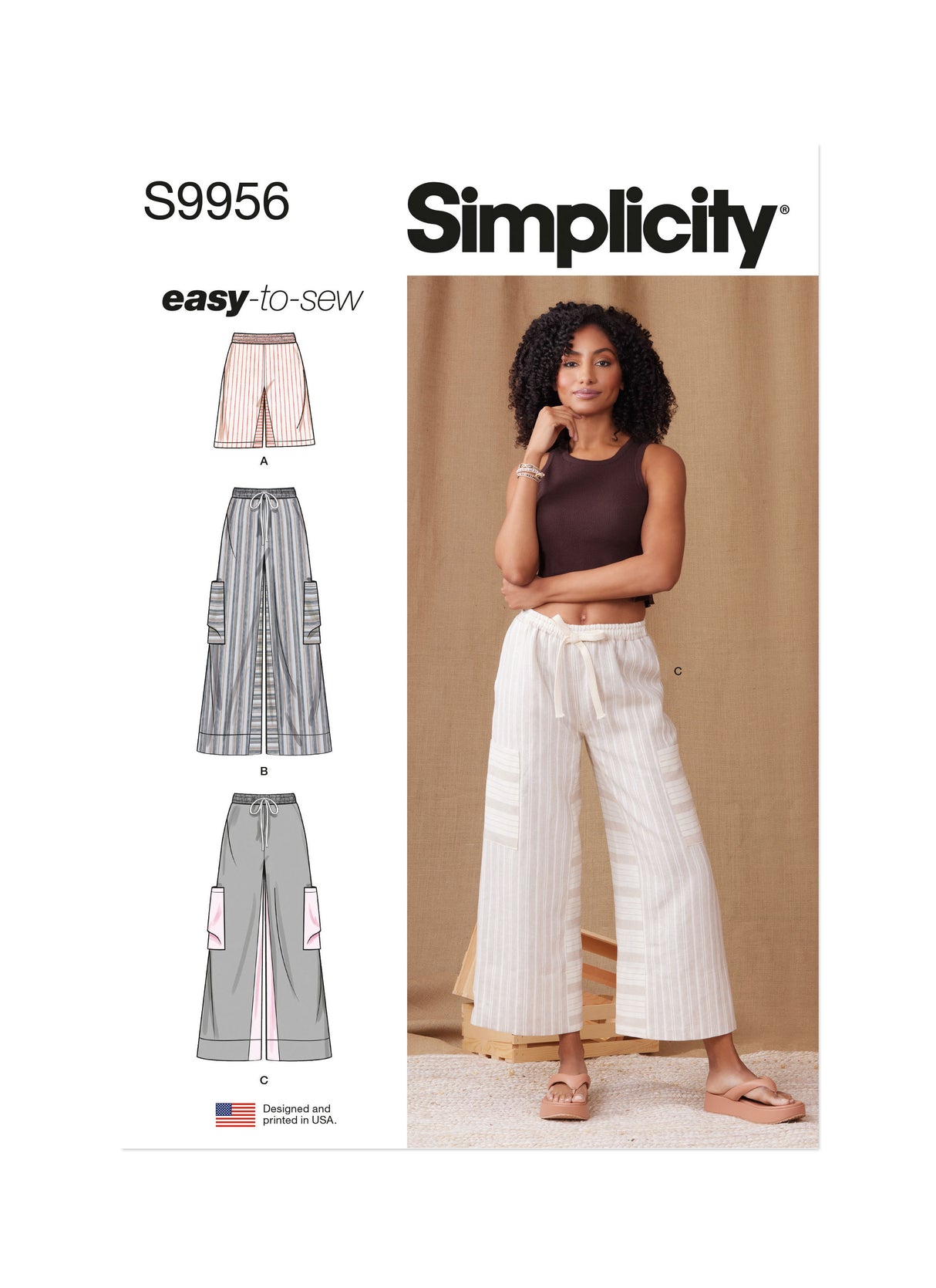 Patron Simplicity n°9956 – Shorts et pantalons larges