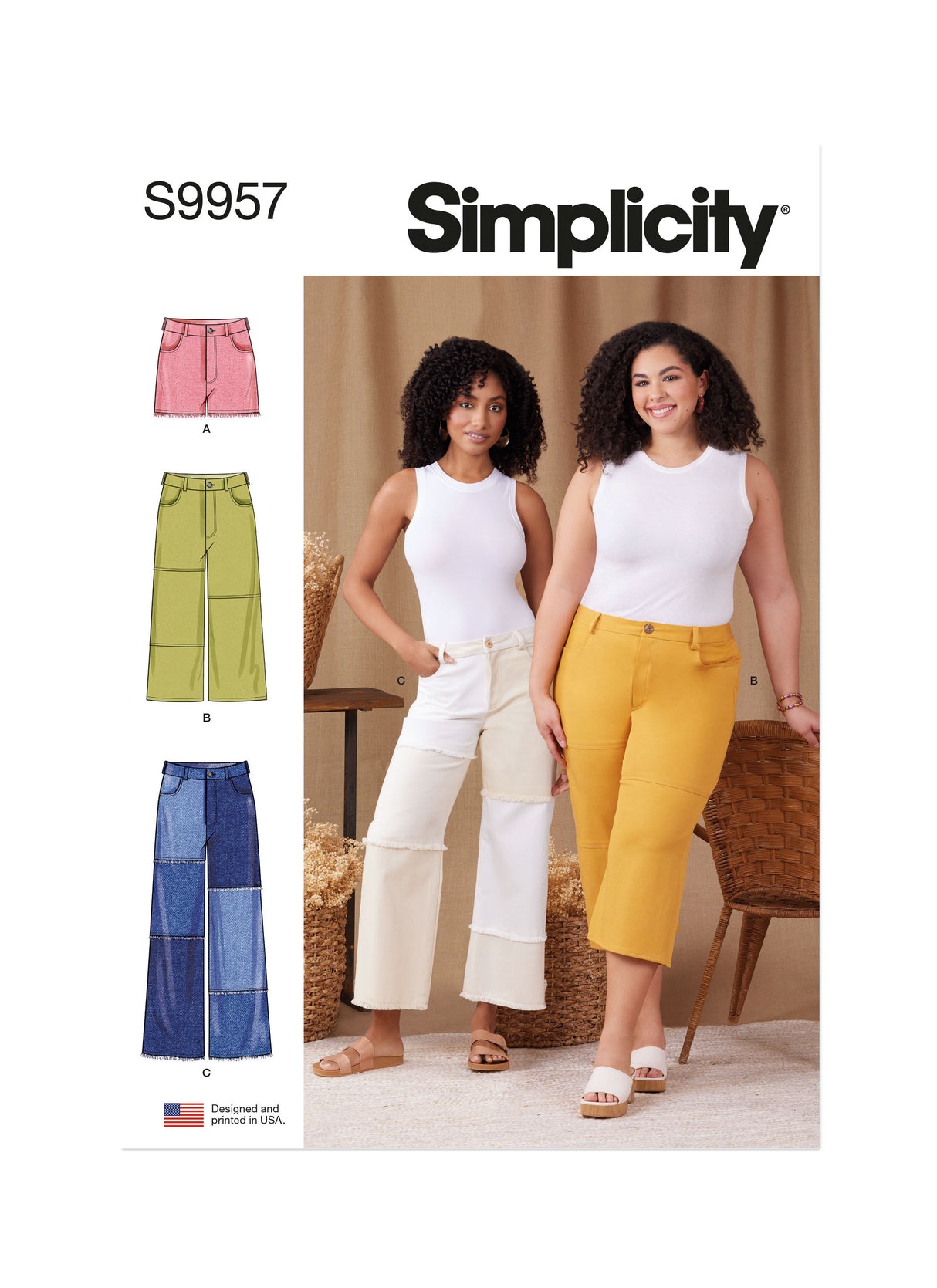Patron Simplicity n°9957 – Shorts et pantalons à volants