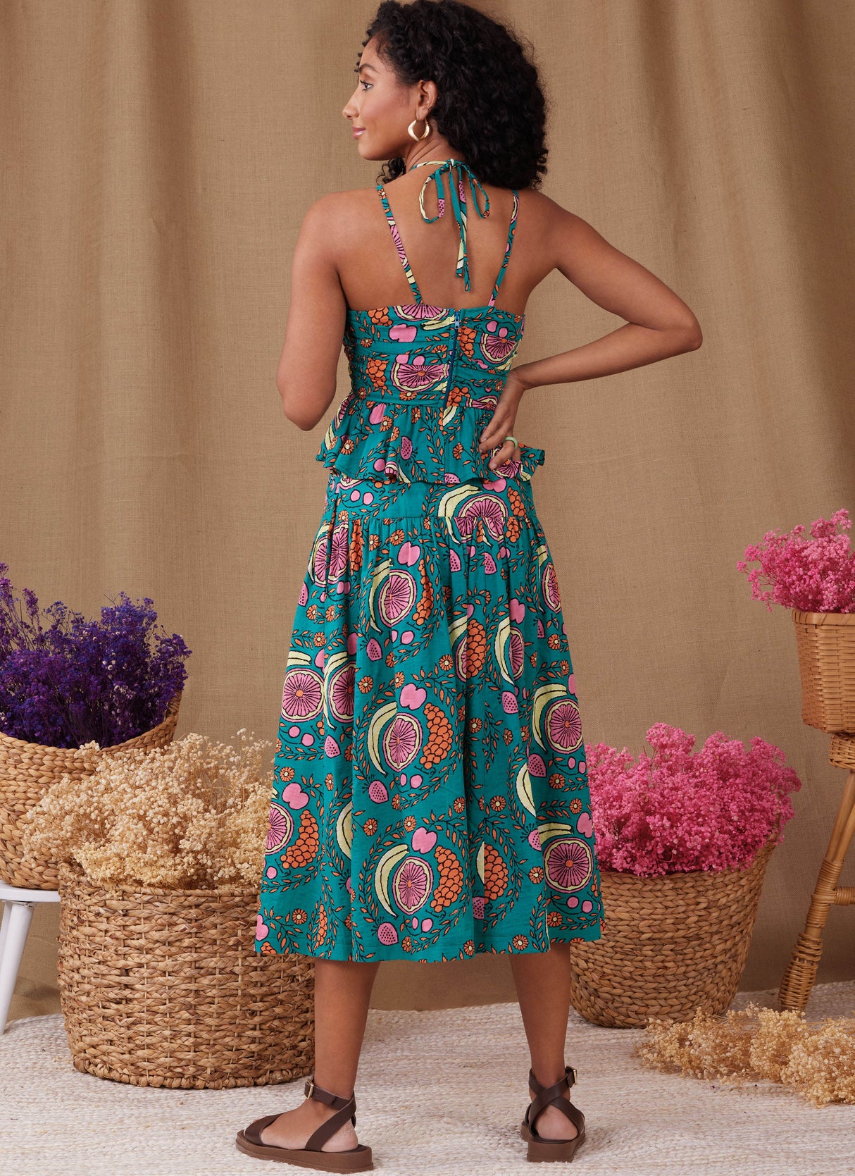 Patron Simplicity n°9958 – Top peplum et jupe froncée