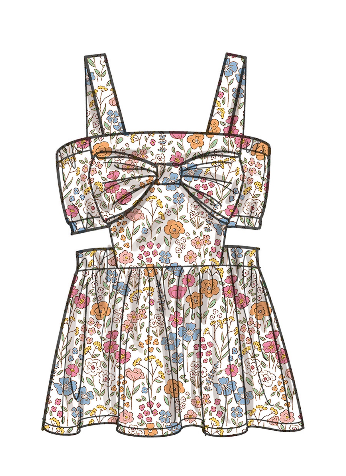 Patron Simplicity n°9962 – Robe, top et shorts enfants