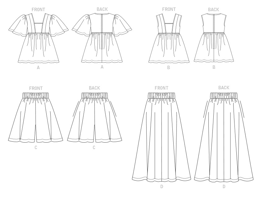 Patron Vogue n°1871 - Ensemble top, short et jupe pour femme