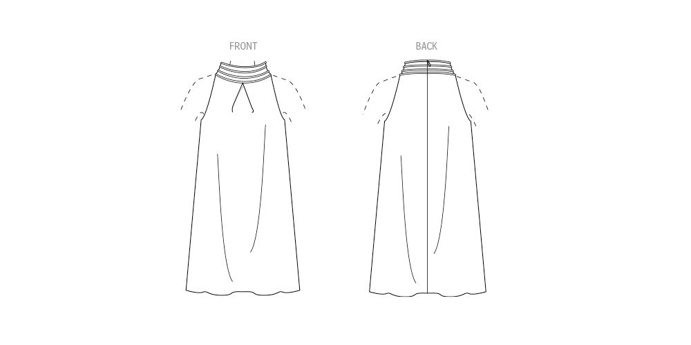 Patron Vogue n°2023 - Robe de soirée élégante par Tom et Linda Platt
