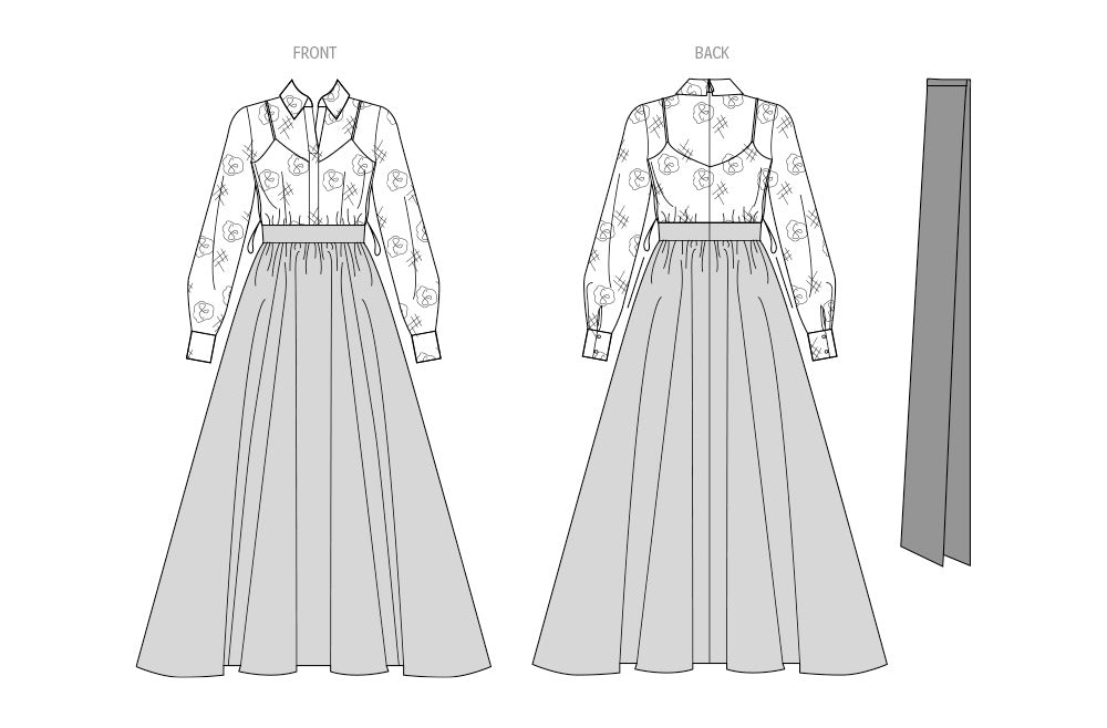 Patron Vogue n°2029 - Robe élégante et sophistiquée pour occasions spéciales