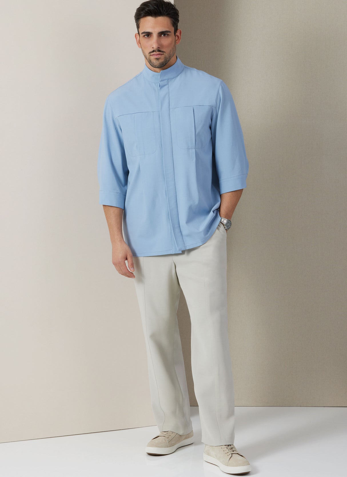 Patron Vogue n°2039 - Chemise et pantalon unisexes