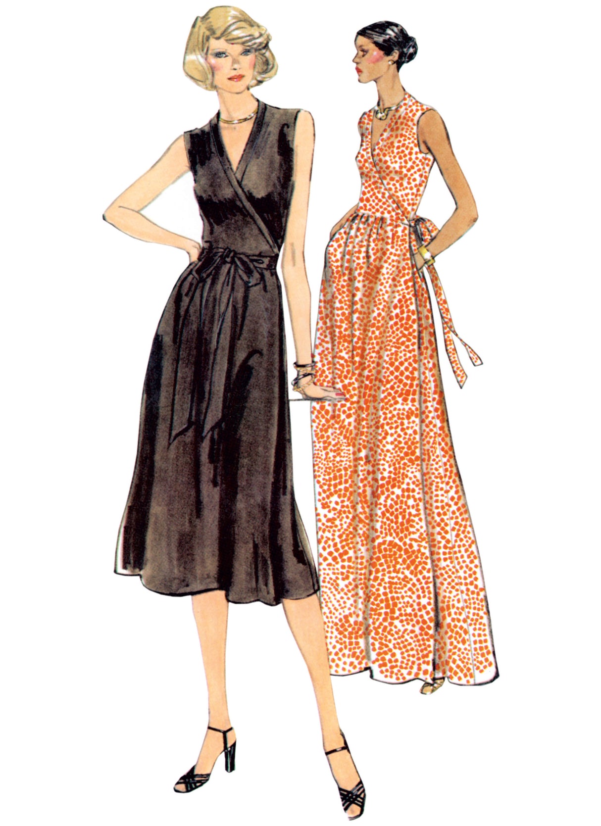 Patron Vogue n°2040 - Robe portefeuille