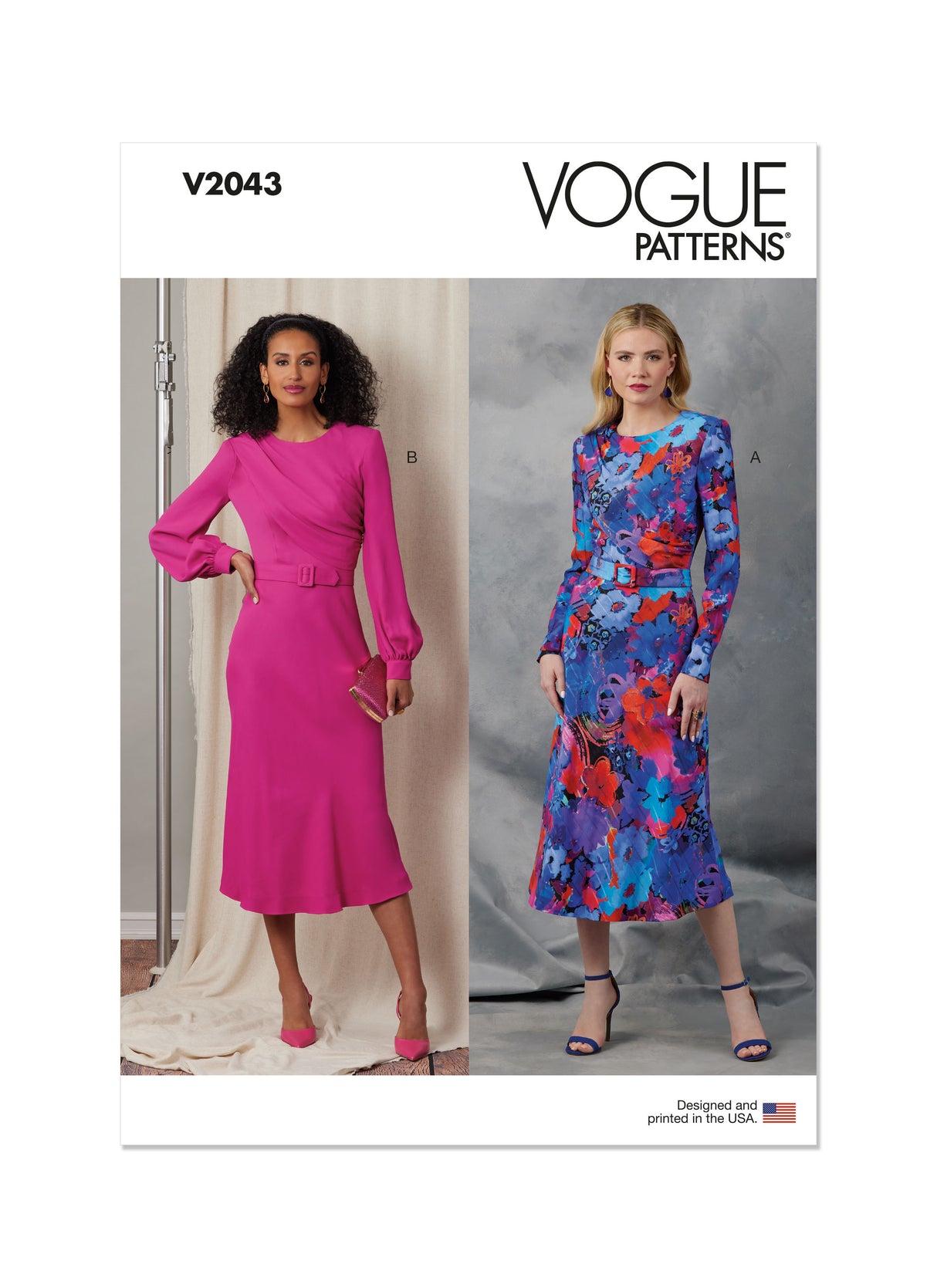 Patron Vogue n°2043 - Robe et ceinture