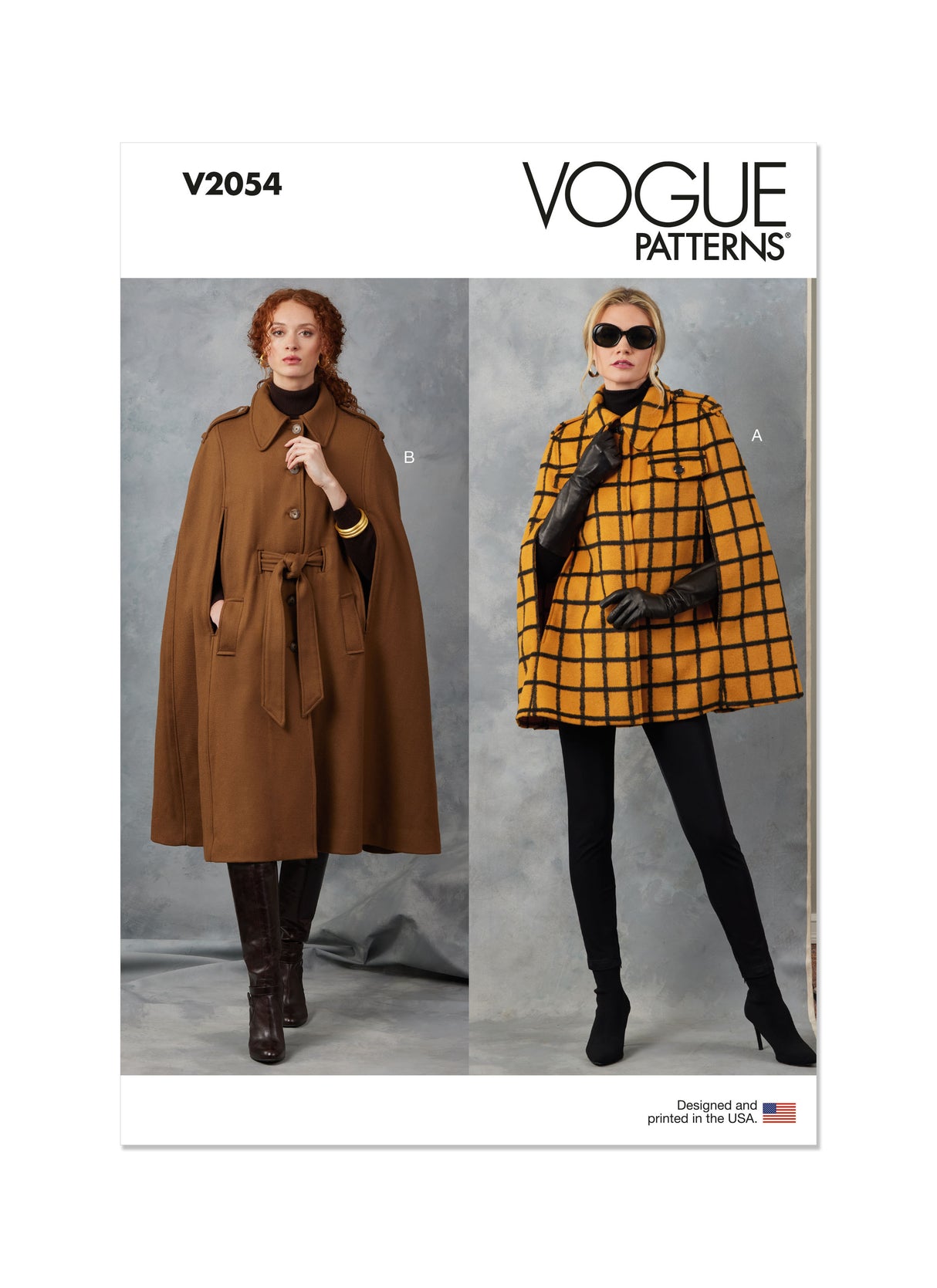 Patron Vogue n°2054 - Cape élégante avec ceinture