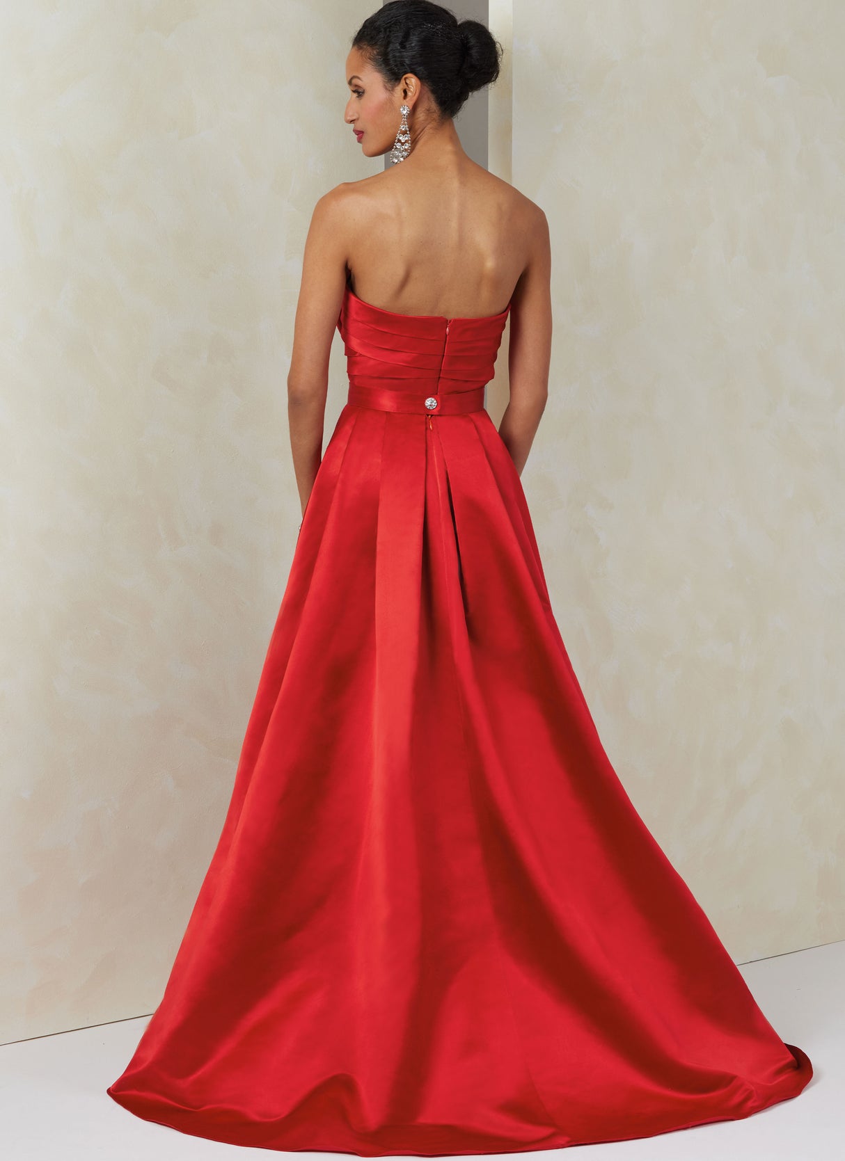 Patron Vogue n°2088 - Robe bustier et sur-jupe plissée